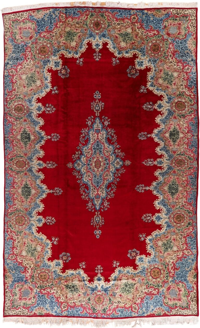 Kerman Persian Rug 310 × 498 cm, Wool, hand-knotted, antique