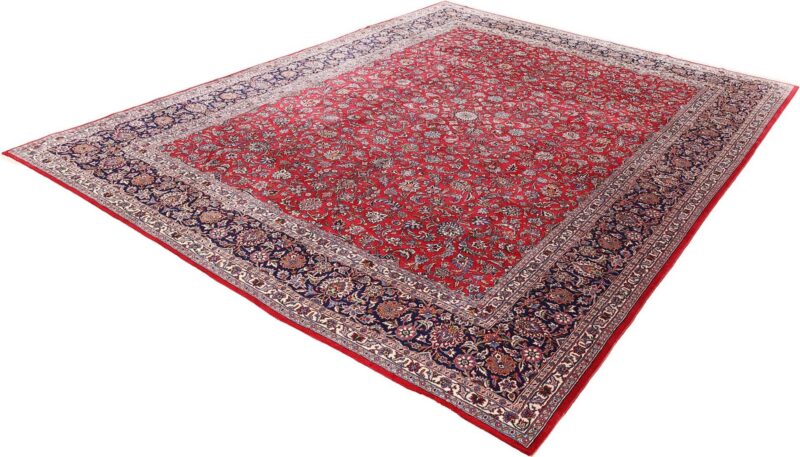 Kerman Persian Rug 306 × 403 cm, Wool, hand-knotted, floral — view 3