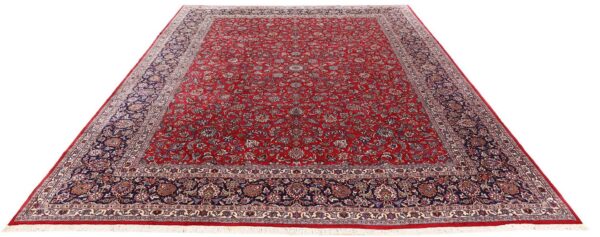 Kerman Persian Rug 306 × 403 cm, Wool, hand-knotted, floral — view 2