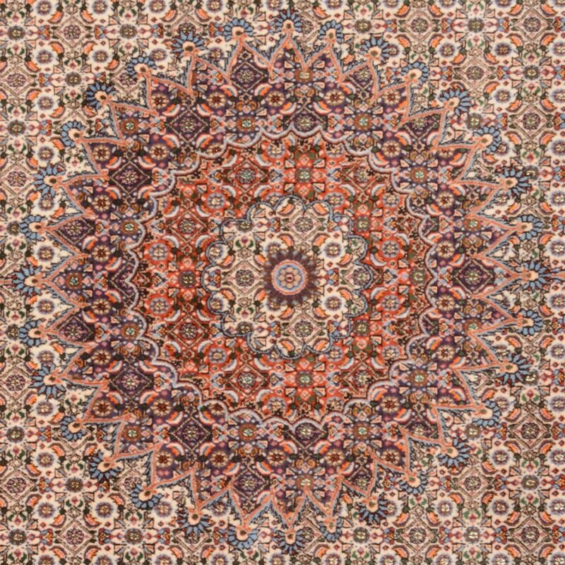 Moud Persian Rug 205 × 295 cm, Wool and Silk, hand-knotted — view 4