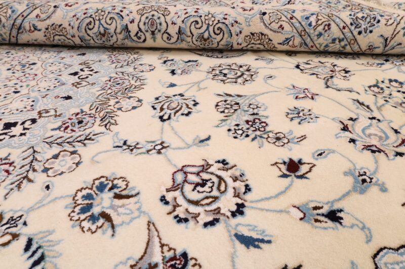 Nain Persian Rug 353 × 249 cm, wool & silk, hand-knotted — view 13