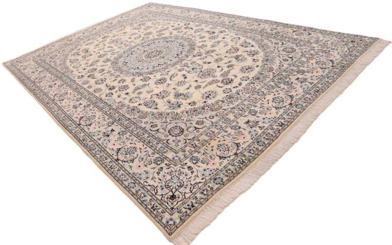 Nain Persian Rug 353 × 249 cm, wool & silk, hand-knotted — view 15