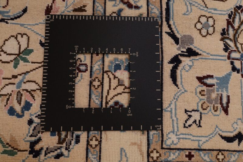 Nain Persian Rug 353 × 249 cm, wool & silk, hand-knotted — view 16