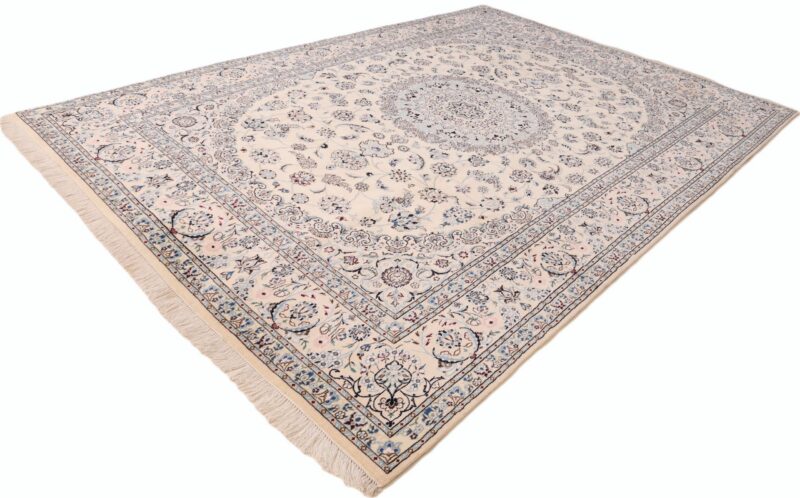 Nain Persian Rug 353 × 249 cm, wool & silk, hand-knotted — view 18