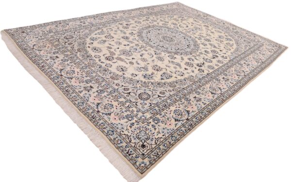 Nain Persian Rug 353 × 249 cm, wool & silk, hand-knotted — view 6
