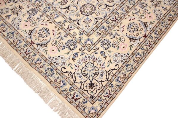 Nain Persian Rug 353 × 249 cm, wool & silk, hand-knotted — view 7