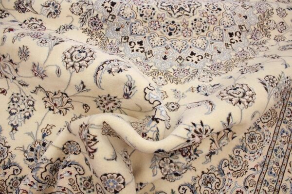 Nain Persian Rug 353 × 249 cm, wool & silk, hand-knotted — view 10