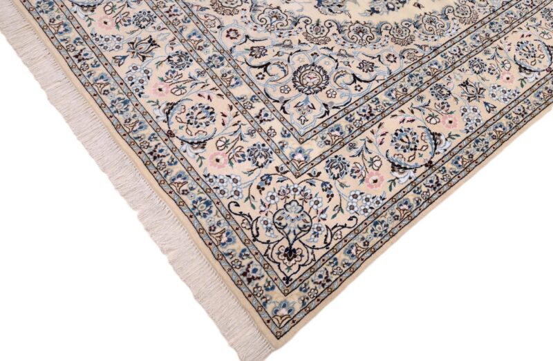 Nain Persian Rug 353 × 249 cm, wool & silk, hand-knotted — view 11