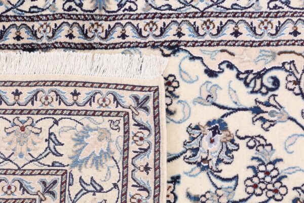 Nain Persian Rug 146 × 200 cm, Wool and Silk, hand-knotted — view 7