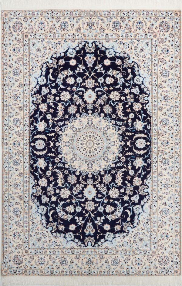 Nain Persian Rug 156 × 231 cm, Wool, hand-knotted
