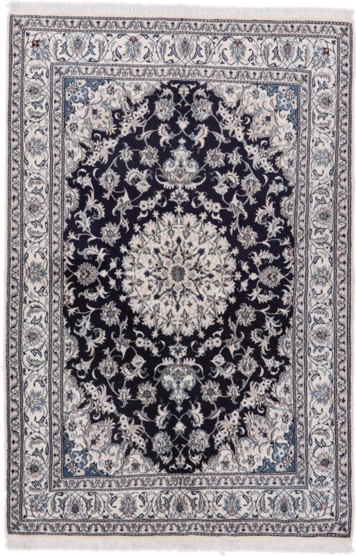 Nain Persian Rug 171 × 258 cm, Wool and Silk, hand-knotted