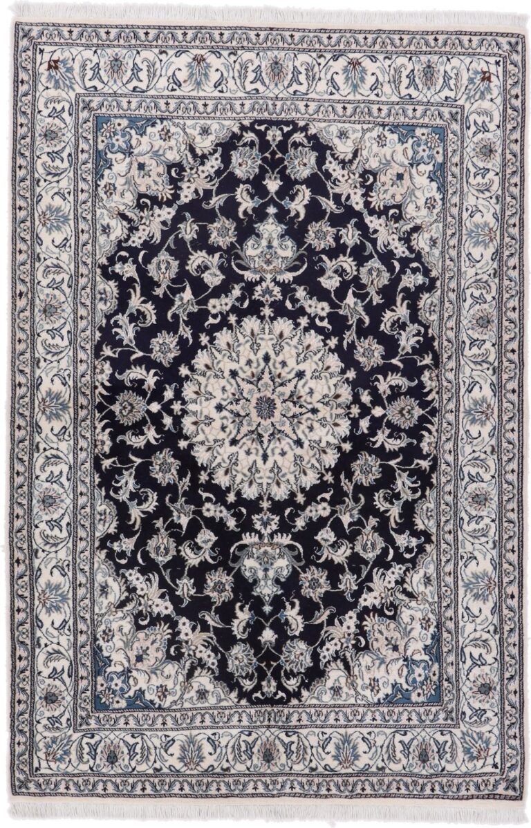 Nain Persian Rug 171 × 258 cm, Wool and Silk, hand-knotted