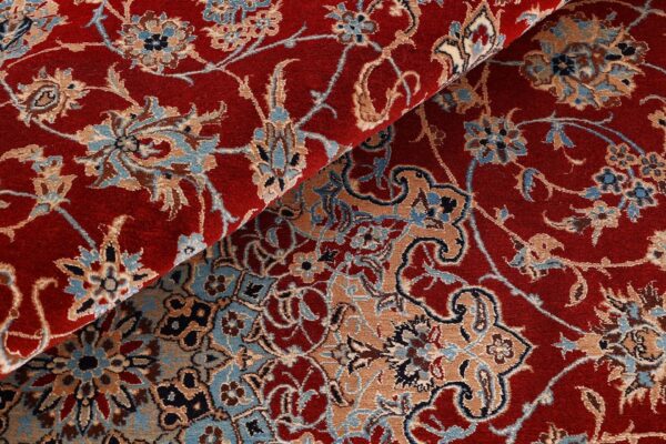 Nain Persian Rug 175 × 292 cm, Wool and Silk, hand-knotted — view 8 Nain Persian Rug 175 × 292 cm, Wool and Silk, hand-knotted — view 8