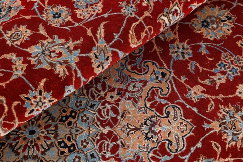Nain Persian Rug 175 × 292 cm, Wool and Silk, hand-knotted — view 8 Nain Persian Rug 175 × 292 cm, Wool and Silk, hand-knotted — view 8