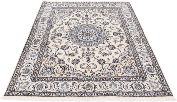 Nain Persian Rug 190 × 242 cm, Wool and Silk, hand-knotted — view 2