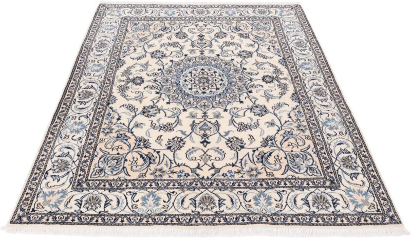 Nain Persian Rug 190 × 242 cm, Wool and Silk, hand-knotted — view 2