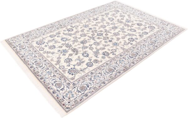 Nain Persian Rug 200 × 298 cm, Wool and Silk, hand-knotted — view 5 Nain Persian Rug 200 × 298 cm, Wool and Silk, hand-knotted — view 5