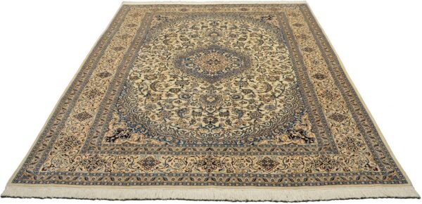 Nain Persian Rug 241 × 335 cm, Wool and Silk, hand-knotted — view 2