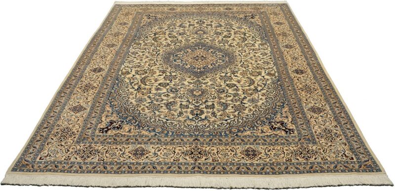 Nain Persian Rug 241 × 335 cm, Wool and Silk, hand-knotted — view 2