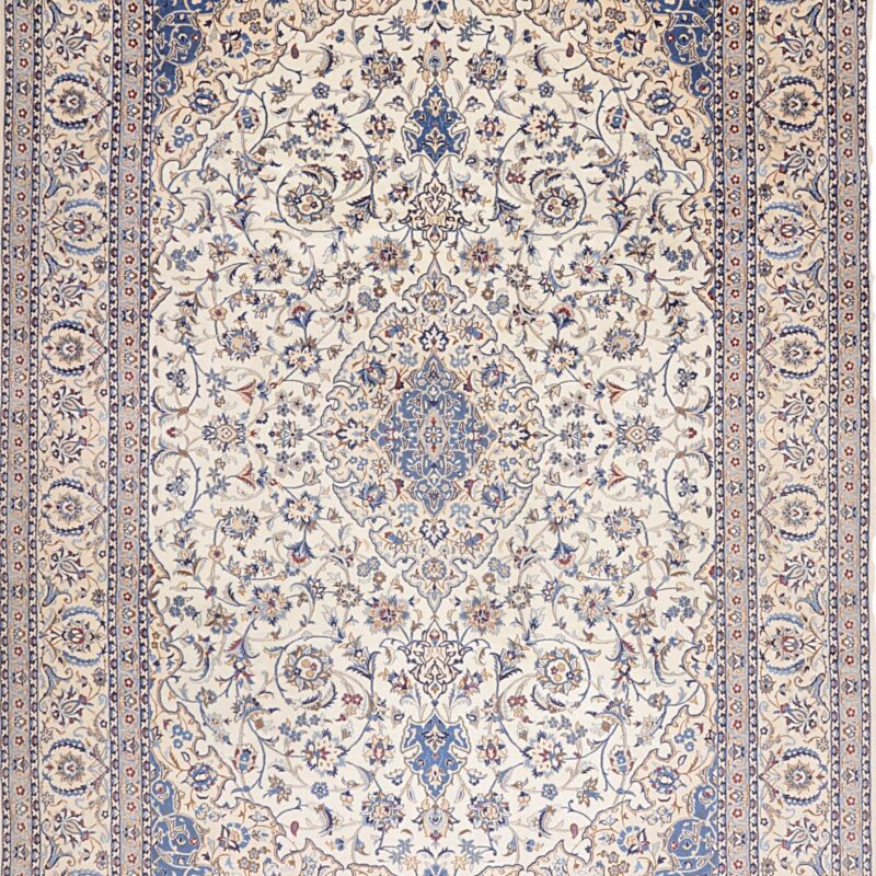 Nain Persian Rug 258 × 372 cm, Wool and Silk, hand-knotted — view 6
