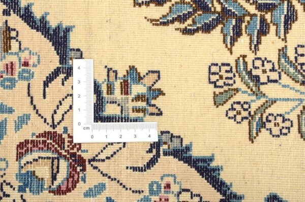 Nain Persian Rug 67 × 300 cm, Wool and Silk, hand-knotted — view 3 Nain Persian Rug 67 × 300 cm, Wool and Silk, hand-knotted — view 3
