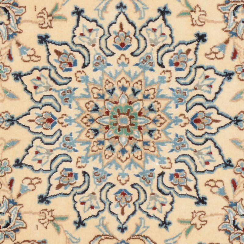 Nain Persian Rug 87 × 140 cm, Wool and Silk, hand-knotted — view 4