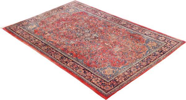 Sarouk Persian Rug 125 × 195 cm, Wool, hand-knotted — view 4