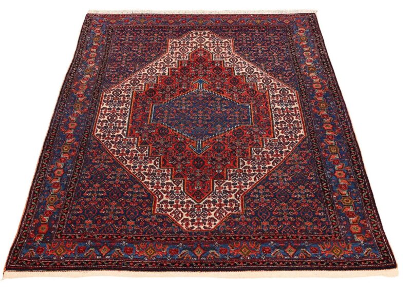 Senneh Persian Rug 118 × 165 cm, Wool, hand-knotted, antique — view 2