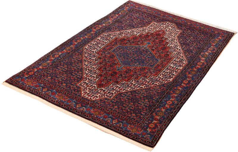 Senneh Persian Rug 118 × 165 cm, Wool, hand-knotted, antique — view 3