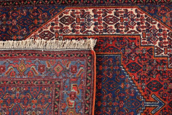 Senneh Persian Rug 118 × 165 cm, Wool, hand-knotted, antique — view 7