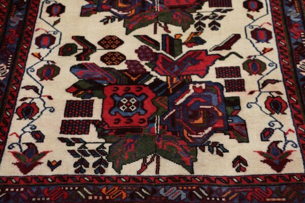 Sirjan Persian Rug 87 × 210 cm, Wool and Silk, hand-knotted — view 7