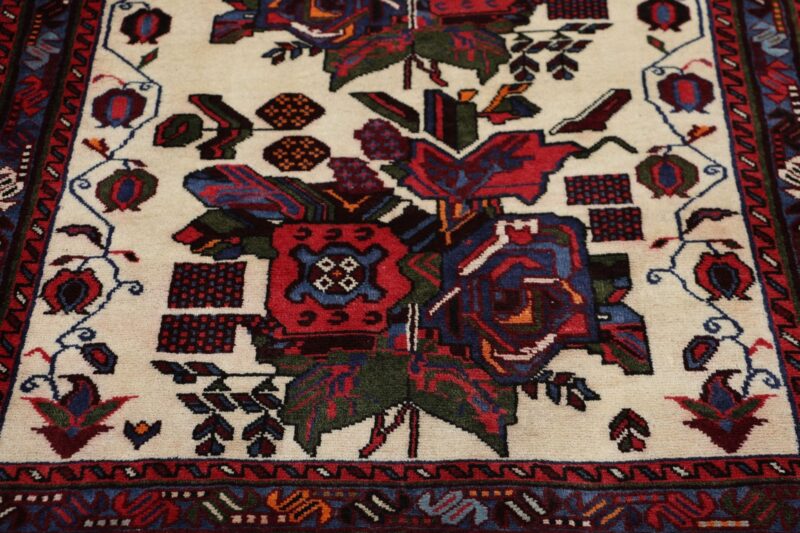Sirjan Persian Rug 87 × 210 cm, Wool and Silk, hand-knotted — view 7