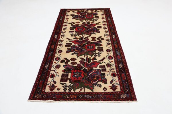 Sirjan Persian Rug 87 × 210 cm, Wool and Silk, hand-knotted — view 8