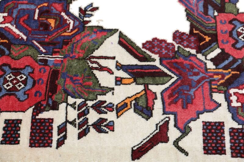 Sirjan Persian Rug 87 × 210 cm, Wool and Silk, hand-knotted — view 9