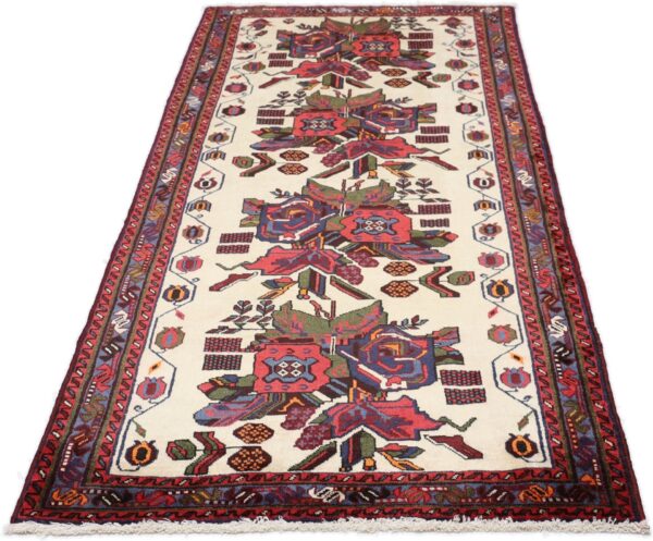 Sirjan Persian Rug 87 × 210 cm, Wool and Silk, hand-knotted — view 2