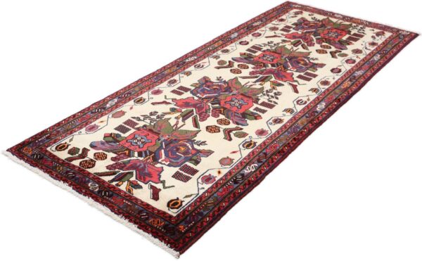 Sirjan Persian Rug 87 × 210 cm, Wool and Silk, hand-knotted — view 3