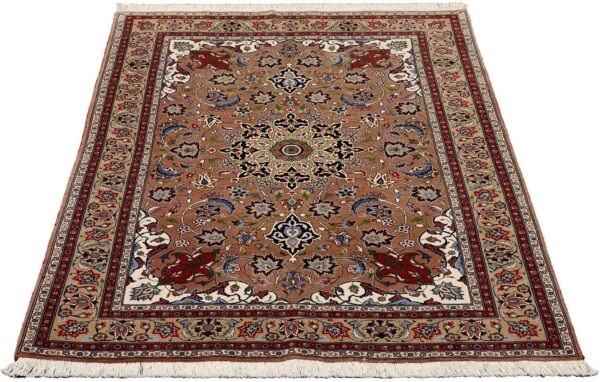 Tabriz Persian Rug 100 × 150 cm, Wool and Silk, hand-knotted — view 2