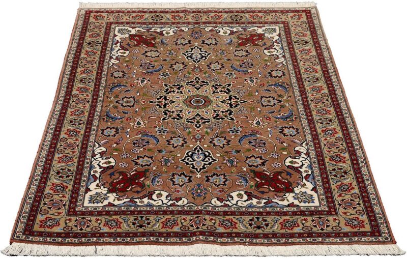Tabriz Persian Rug 100 × 150 cm, Wool and Silk, hand-knotted — view 2