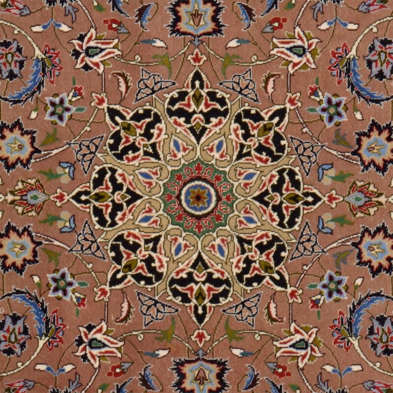 Tabriz Persian Rug 100 × 150 cm, Wool and Silk, hand-knotted — view 4