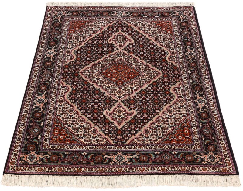 Tabriz Persian Rug 100 × 155 cm, Wool and Silk, hand-knotted — view 2