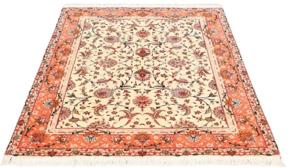 Tabriz Persian Rug 150 × 197 cm, Wool and Silk, hand-knotted — view 2