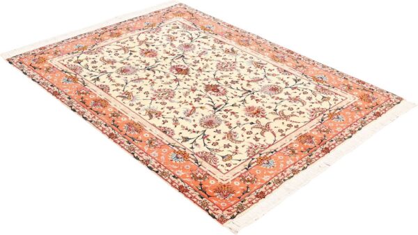 Tabriz Persian Rug 150 × 197 cm, Wool and Silk, hand-knotted — view 4