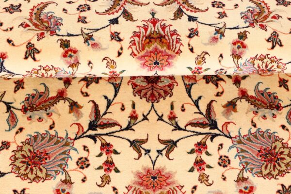 Tabriz Persian Rug 150 × 197 cm, Wool and Silk, hand-knotted — view 8