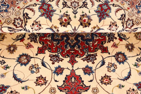 Tabriz Persian Rug 153 × 202 cm, Wool and Silk, hand-knotted — view 8