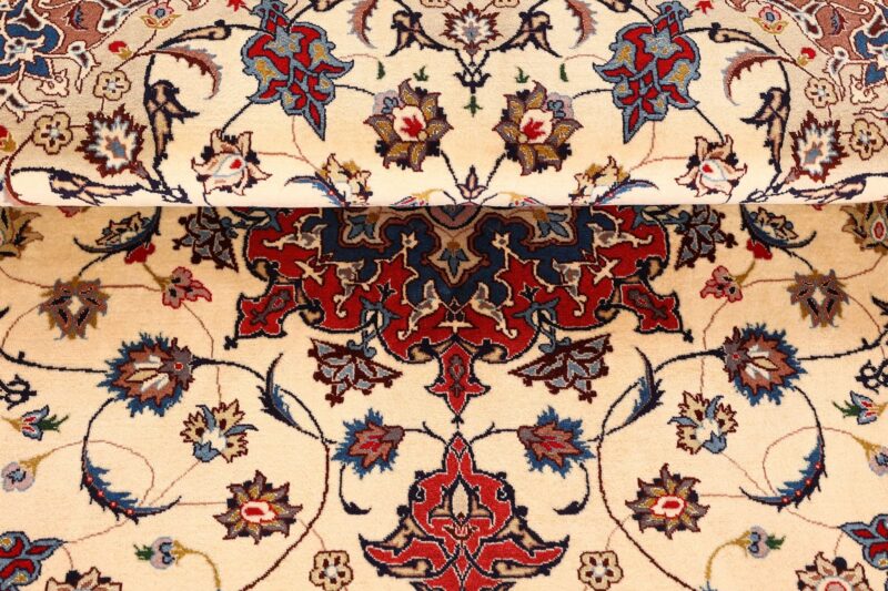 Tabriz Persian Rug 153 × 202 cm, Wool and Silk, hand-knotted — view 8