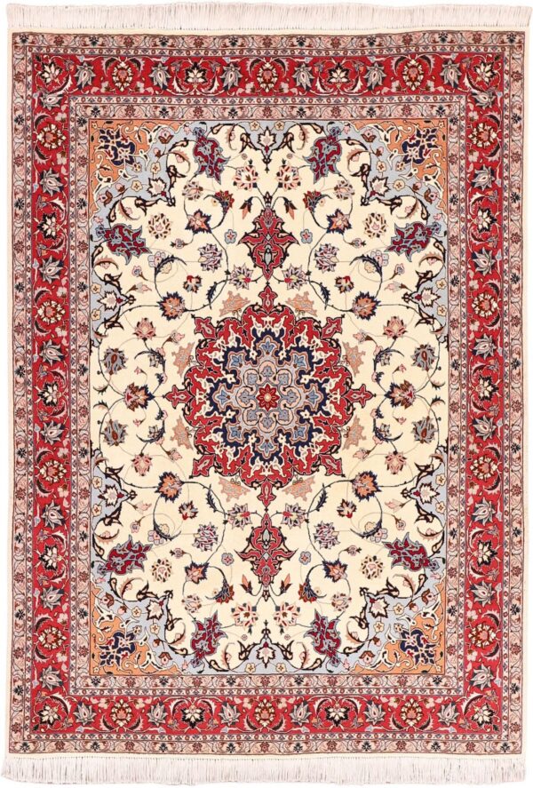 Tabriz Persian Rug 155 × 215 cm, Wool and Silk, hand-knotted