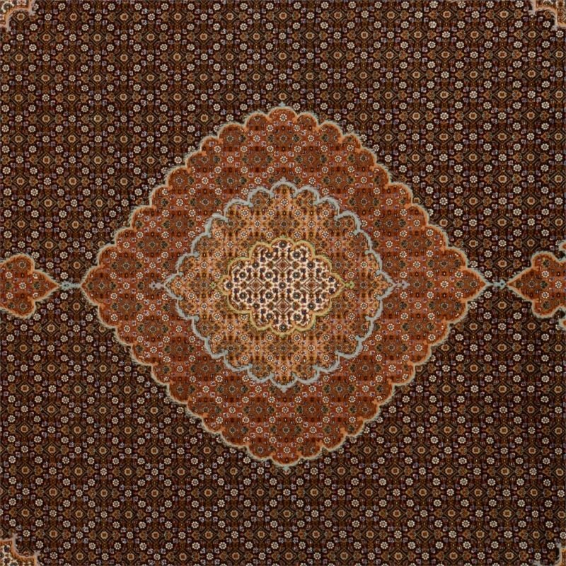 Tabriz Persian Rug 200 × 298 cm, Wool and Silk, hand-knotted — view 4