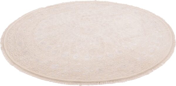 Tabriz Persian Rug 250 × 250 cm, Wool and Silk, hand-knotted — view 2