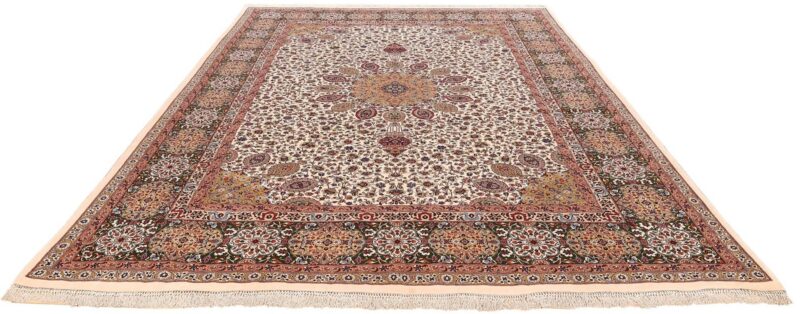 Tabriz Persian Rug 297 × 388 cm, Wool and Silk, hand-knotted — view 2