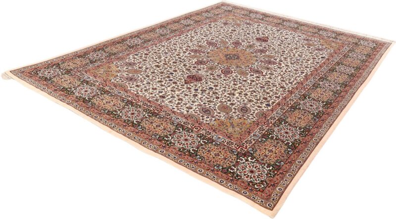 Tabriz Persian Rug 297 × 388 cm, Wool and Silk, hand-knotted — view 3
